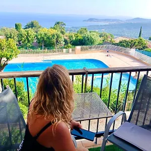  Apartment Pool House Mdt 2 Etoiles Vue Panoramique Amazing Sea View Wifi Linge Linen Inclut Aircondition